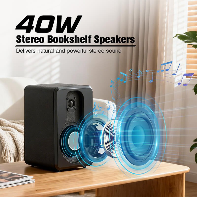 Minimalist Modern Stylish 3-Speed Hifi Turntable Set UD-018 - Image 2