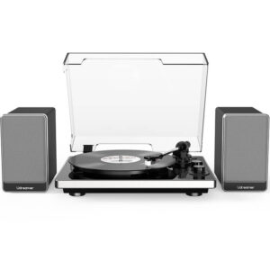 Low Profile Vinyl Record Player Speaker Set UD-019