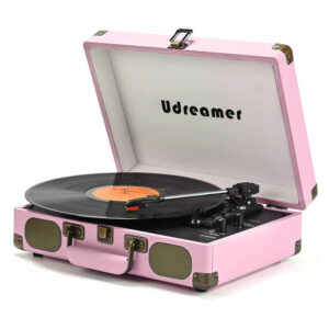 Portable Bluetooth 3-speed All-in-One Record Player UD-010